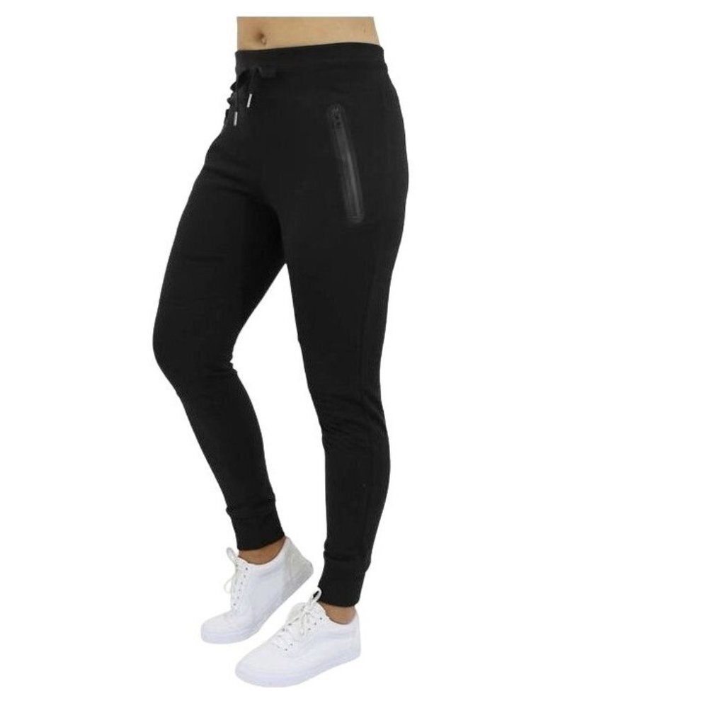 NWT Blu Rock Women's Jogger Sweatpants in‎ Black Size Large